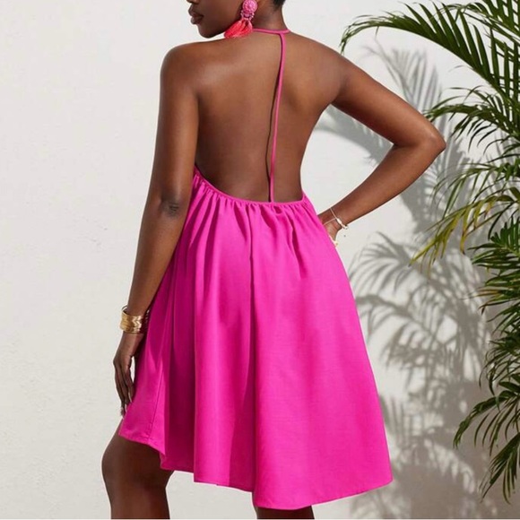 Hot Pink Shein Slaydiva Backless Cami Mini XL - Picture 7 of 7